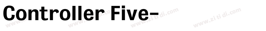 Controller Five字体转换